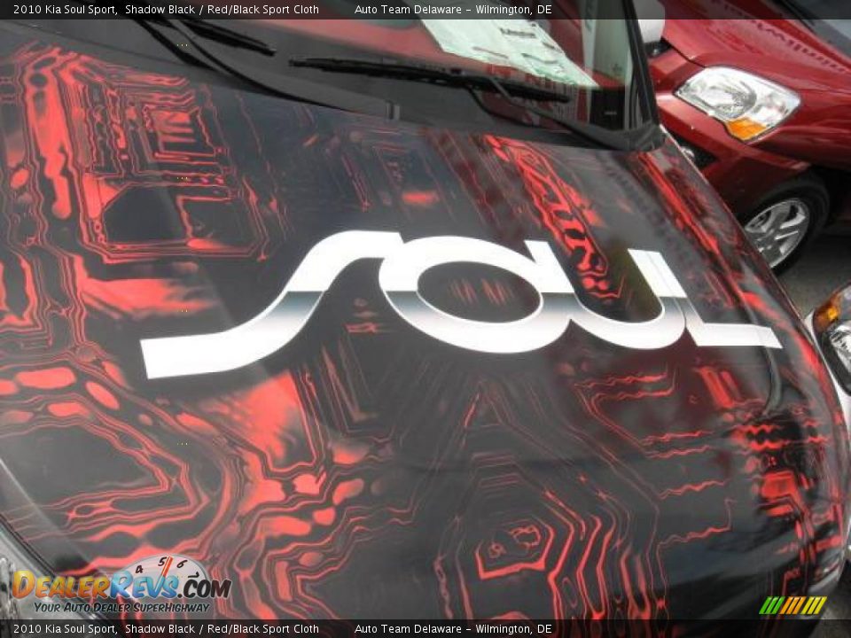 2010 Kia Soul Sport Shadow Black / Red/Black Sport Cloth Photo #10