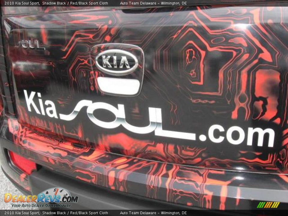2010 Kia Soul Sport Shadow Black / Red/Black Sport Cloth Photo #13