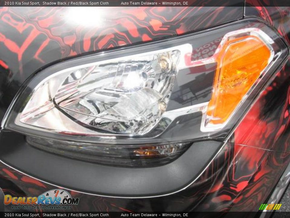 2010 Kia Soul Sport Shadow Black / Red/Black Sport Cloth Photo #16