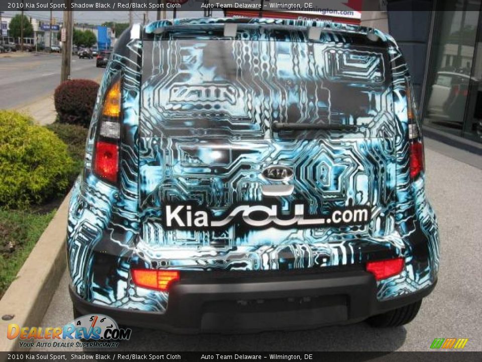 2010 Kia Soul Sport Shadow Black / Red/Black Sport Cloth Photo #5