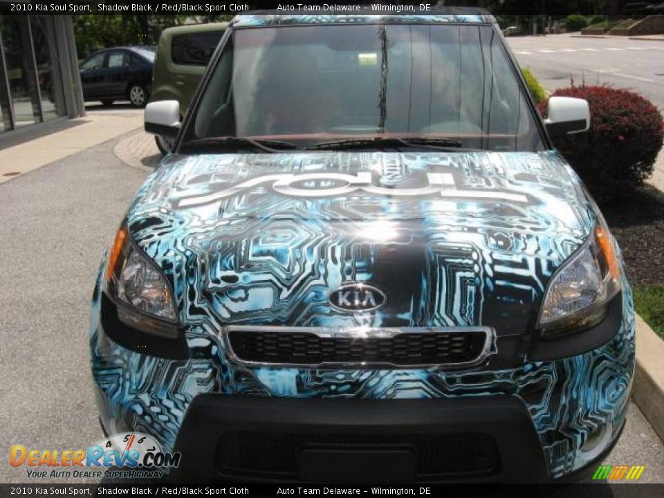 2010 Kia Soul Sport Shadow Black / Red/Black Sport Cloth Photo #9