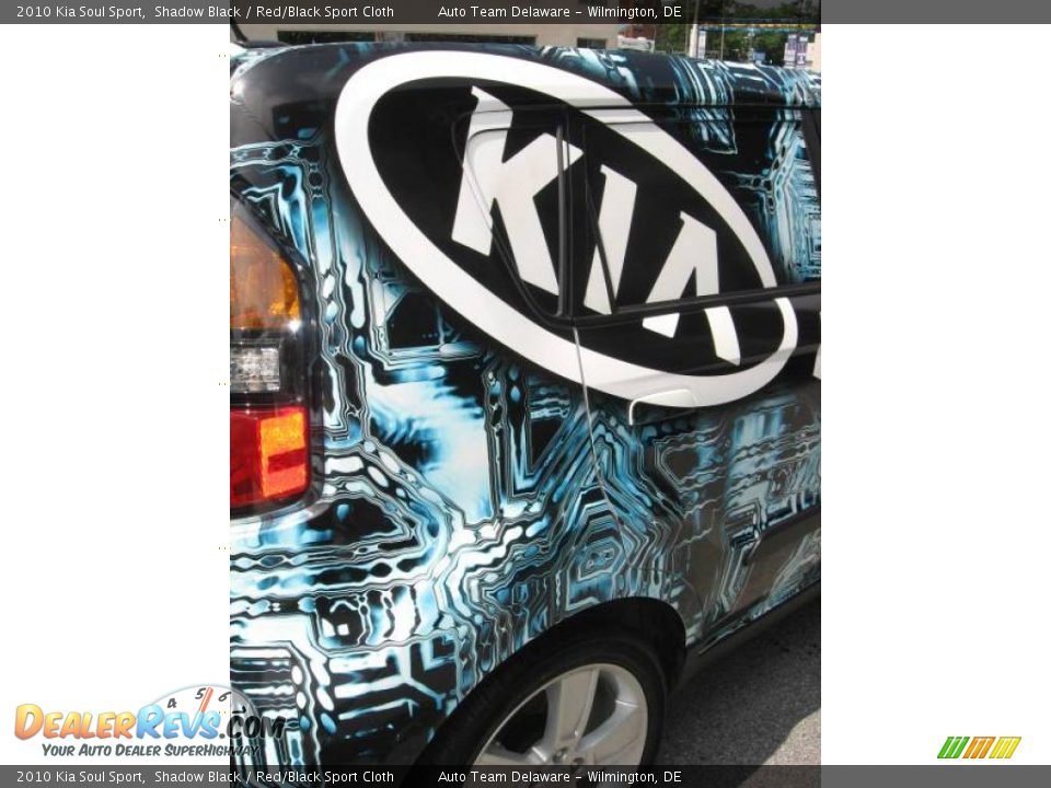 2010 Kia Soul Sport Shadow Black / Red/Black Sport Cloth Photo #12