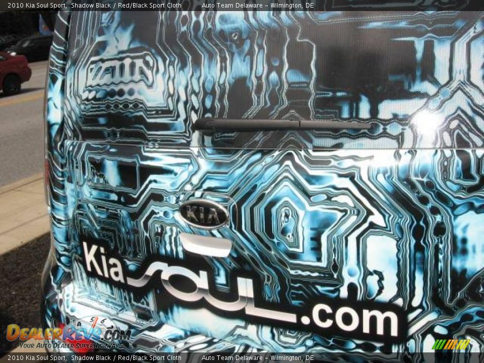 2010 Kia Soul Sport Shadow Black / Red/Black Sport Cloth Photo #13
