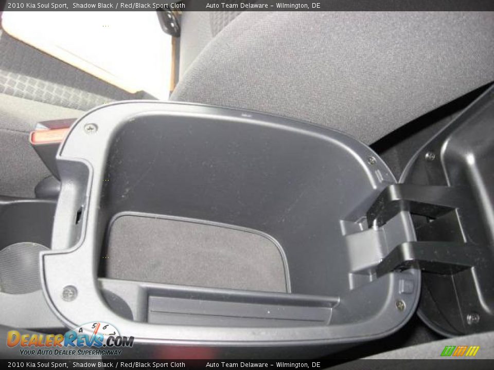 2010 Kia Soul Sport Shadow Black / Red/Black Sport Cloth Photo #28