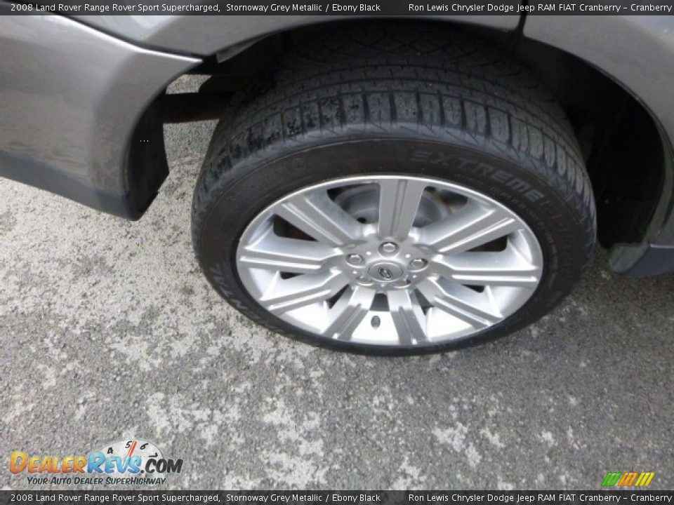 2008 Land Rover Range Rover Sport Supercharged Stornoway Grey Metallic / Ebony Black Photo #3