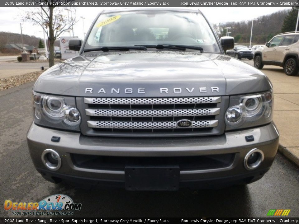 2008 Land Rover Range Rover Sport Supercharged Stornoway Grey Metallic / Ebony Black Photo #5
