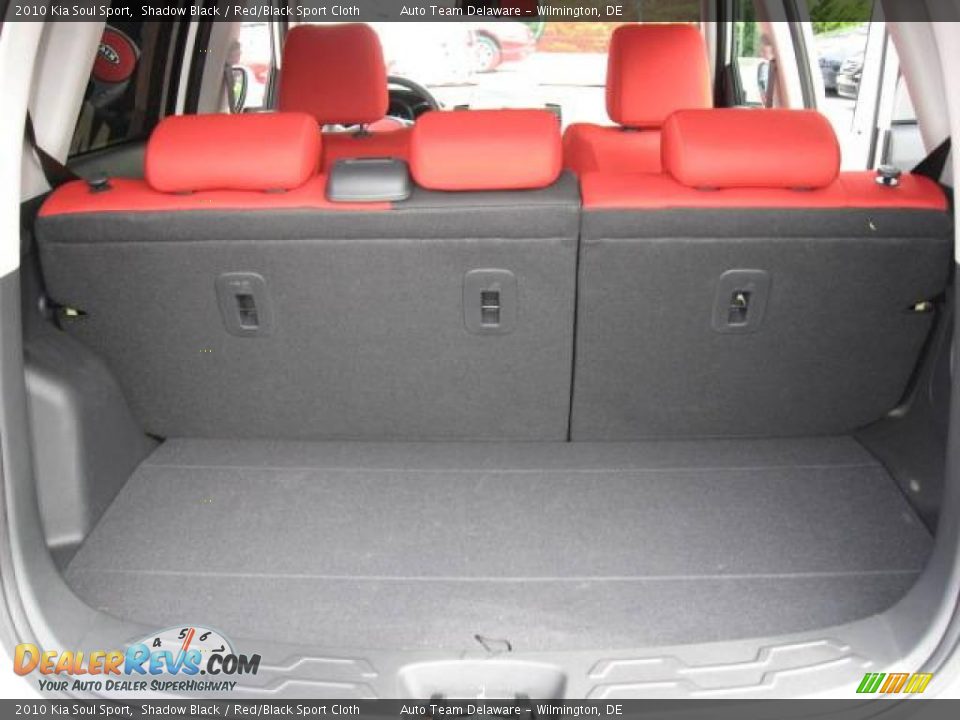 2010 Kia Soul Sport Shadow Black / Red/Black Sport Cloth Photo #36