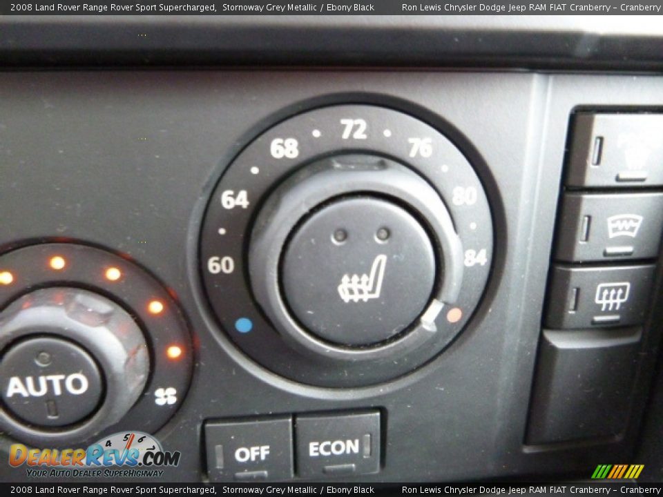 2008 Land Rover Range Rover Sport Supercharged Stornoway Grey Metallic / Ebony Black Photo #20