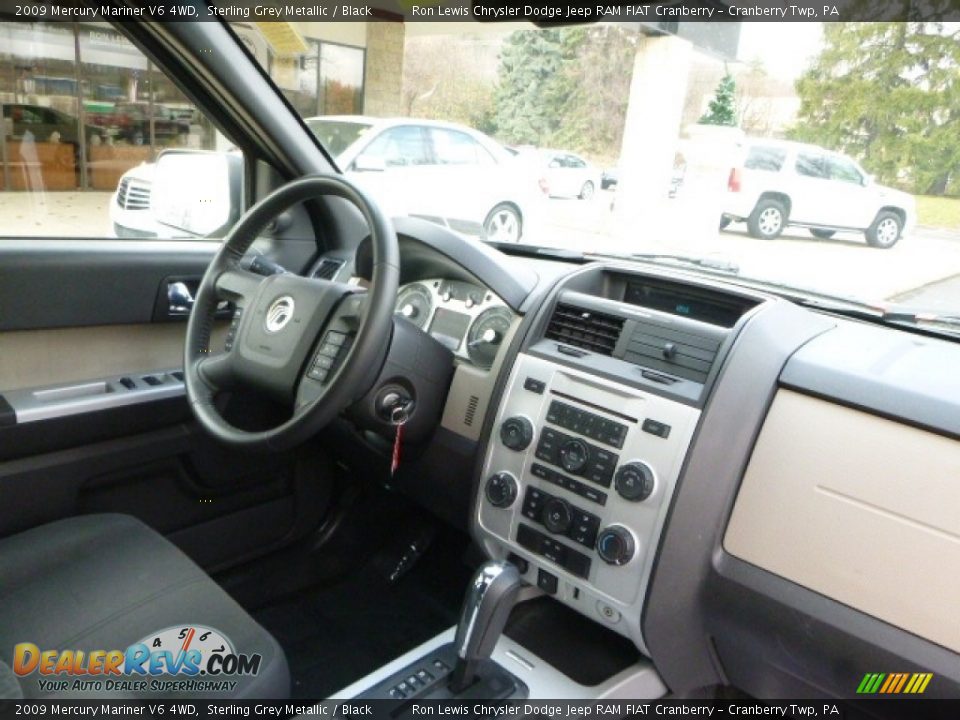 2009 Mercury Mariner V6 4WD Sterling Grey Metallic / Black Photo #6