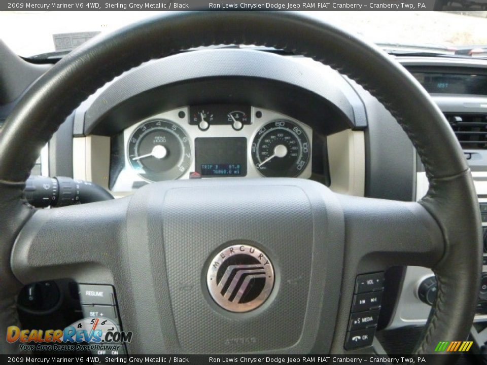 2009 Mercury Mariner V6 4WD Sterling Grey Metallic / Black Photo #17