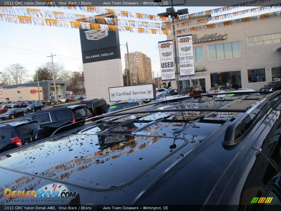 2013 GMC Yukon Denali AWD Onyx Black / Ebony Photo #33