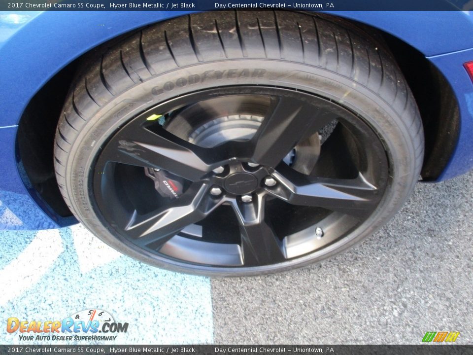 2017 Chevrolet Camaro SS Coupe Hyper Blue Metallic / Jet Black Photo #3