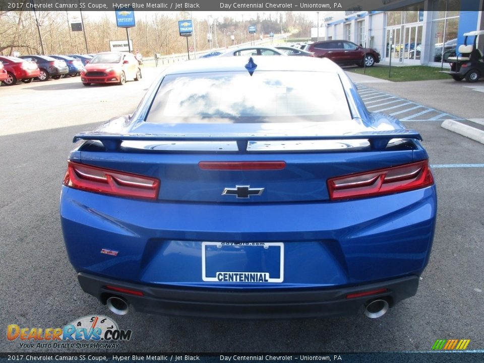 2017 Chevrolet Camaro SS Coupe Hyper Blue Metallic / Jet Black Photo #5