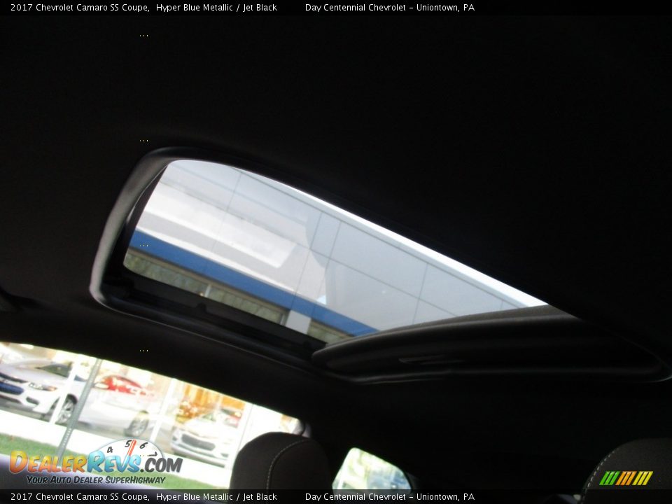 2017 Chevrolet Camaro SS Coupe Hyper Blue Metallic / Jet Black Photo #11
