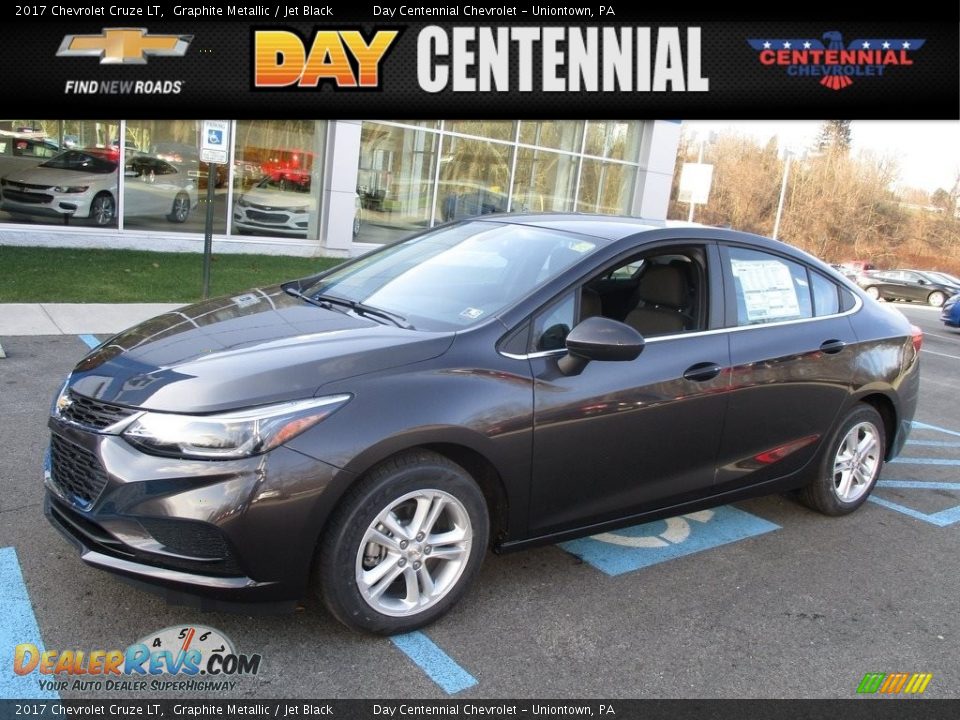 2017 Chevrolet Cruze LT Graphite Metallic / Jet Black Photo #1