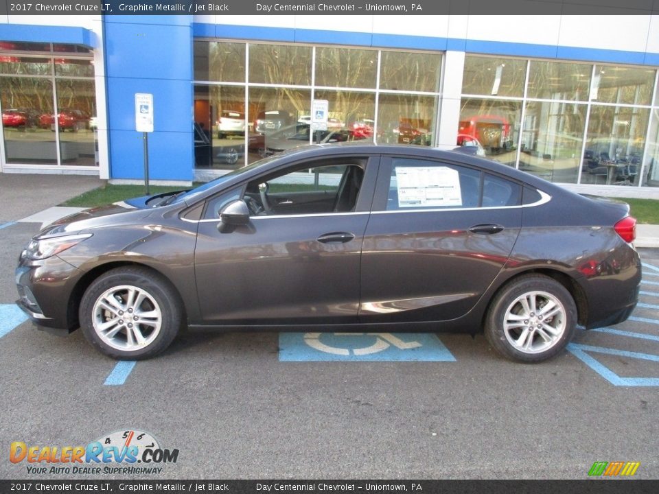2017 Chevrolet Cruze LT Graphite Metallic / Jet Black Photo #2