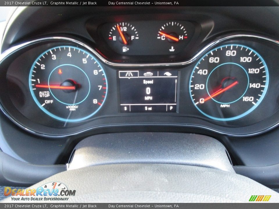 2017 Chevrolet Cruze LT Graphite Metallic / Jet Black Photo #20