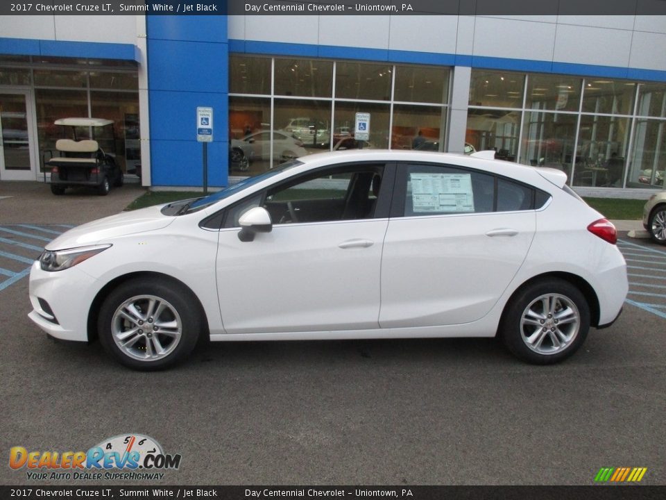 2017 Chevrolet Cruze LT Summit White / Jet Black Photo #2