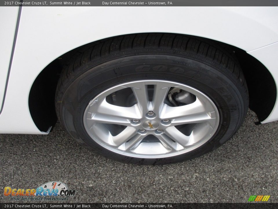 2017 Chevrolet Cruze LT Summit White / Jet Black Photo #3