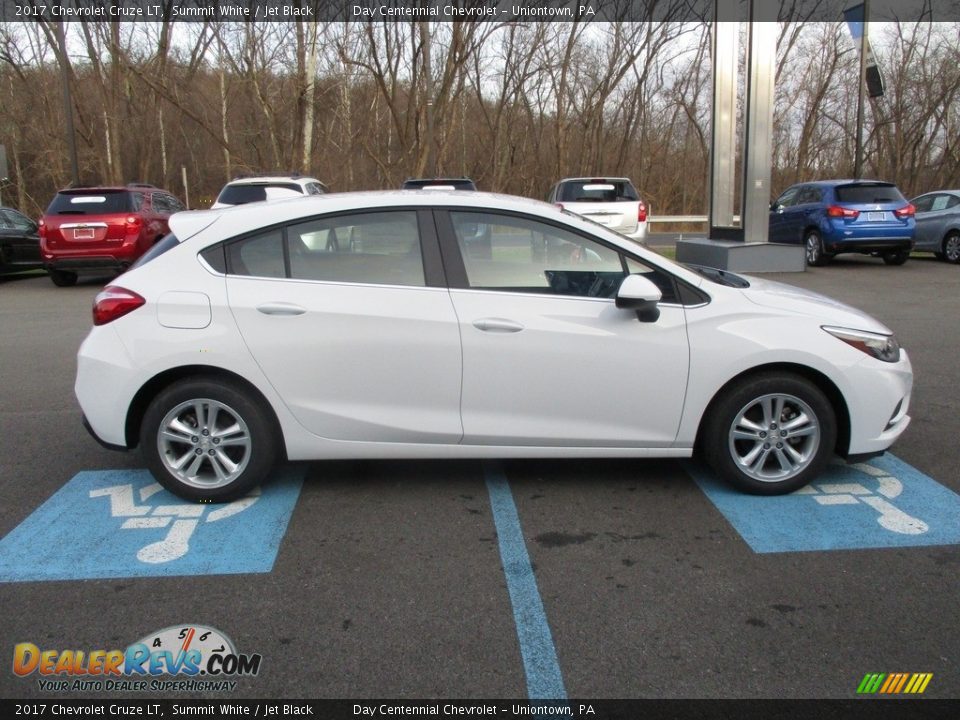 2017 Chevrolet Cruze LT Summit White / Jet Black Photo #7