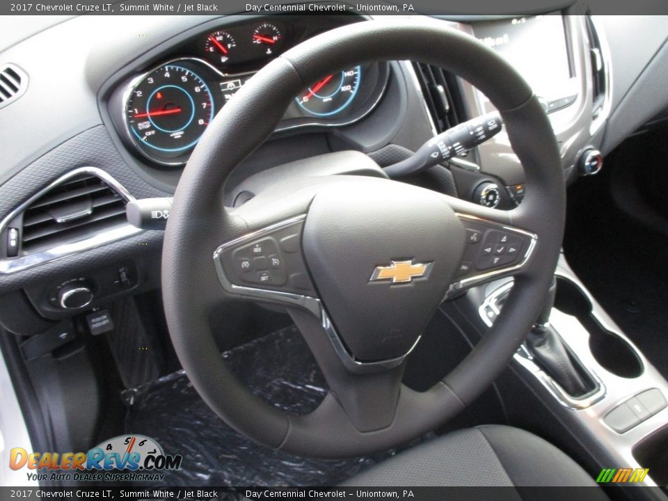 2017 Chevrolet Cruze LT Summit White / Jet Black Photo #14