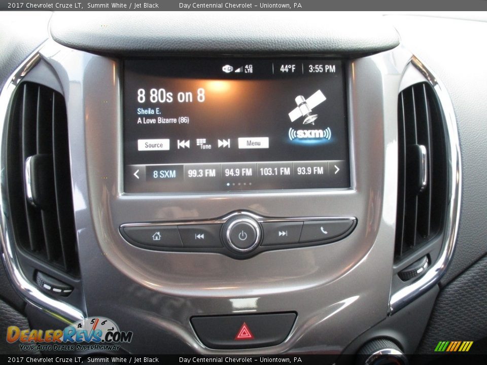 2017 Chevrolet Cruze LT Summit White / Jet Black Photo #16