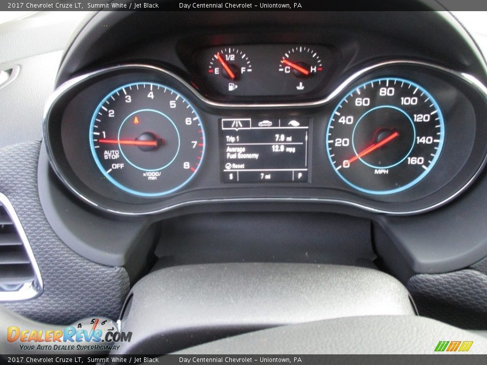 2017 Chevrolet Cruze LT Summit White / Jet Black Photo #20