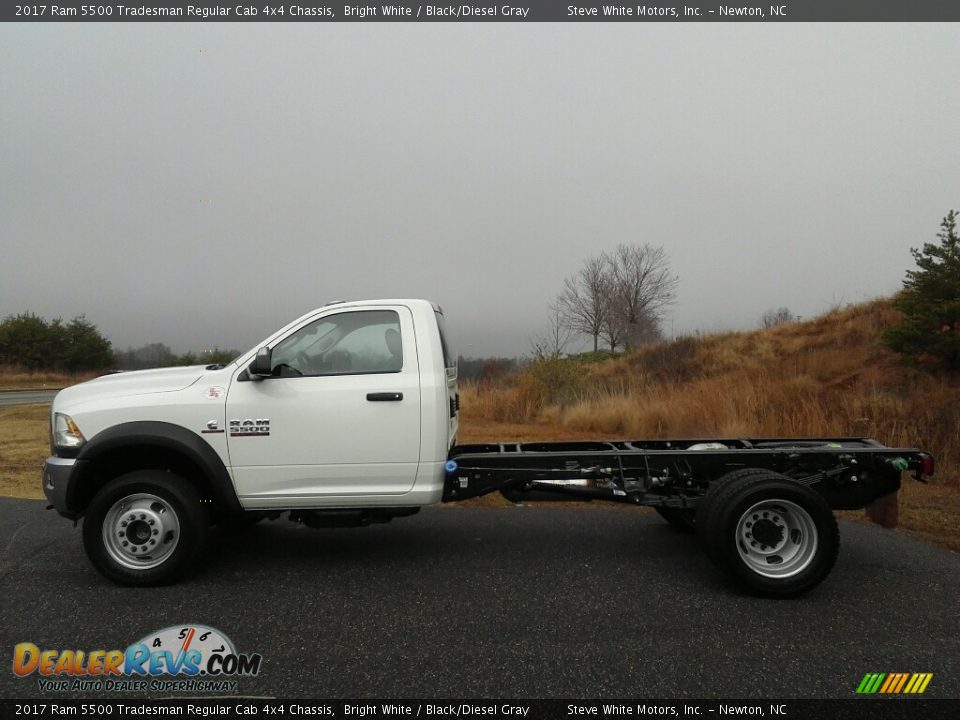Bright White 2017 Ram 5500 Tradesman Regular Cab 4x4 Chassis Photo #1