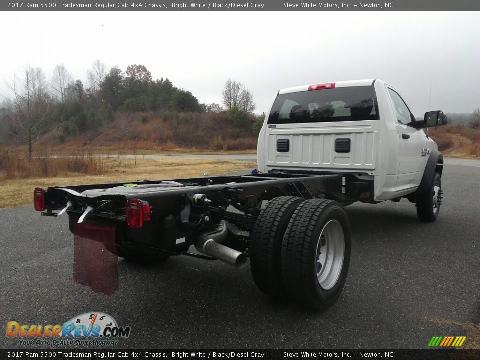 2017 Ram 5500 Tradesman Regular Cab 4x4 Chassis Bright White / Black/Diesel Gray Photo #6