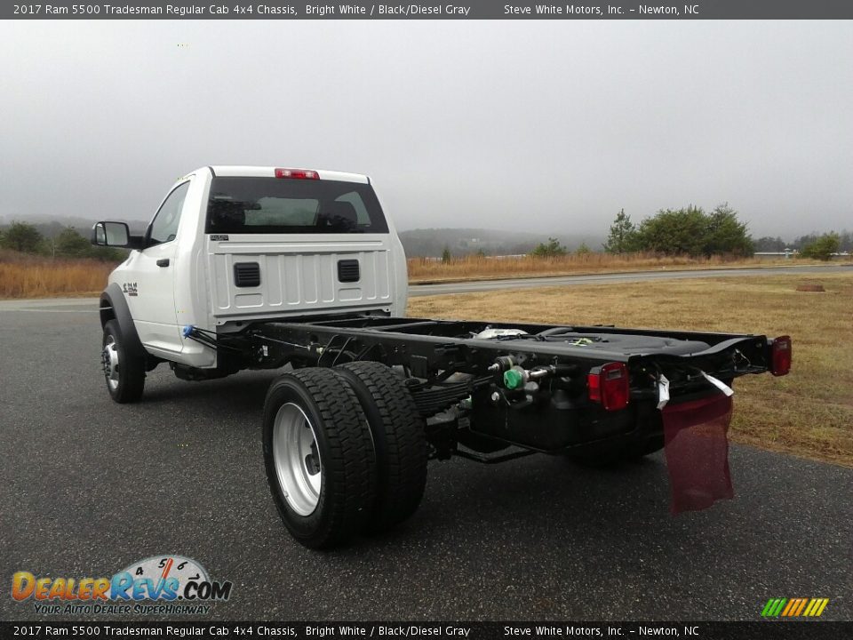 2017 Ram 5500 Tradesman Regular Cab 4x4 Chassis Bright White / Black/Diesel Gray Photo #8