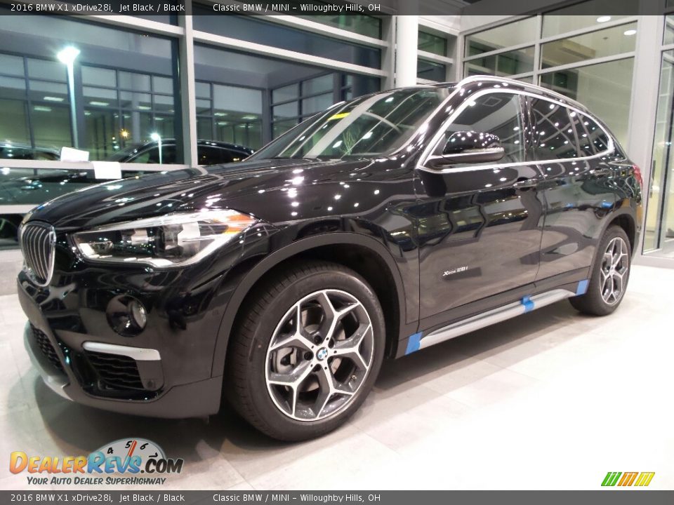 2016 BMW X1 xDrive28i Jet Black / Black Photo #3
