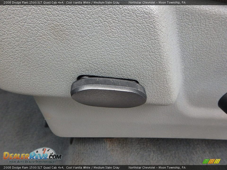 2008 Dodge Ram 1500 SLT Quad Cab 4x4 Cool Vanilla White / Medium Slate Gray Photo #24