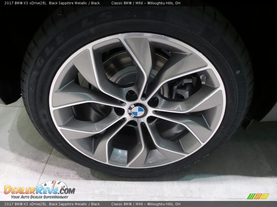 2017 BMW X3 xDrive28i Black Sapphire Metallic / Black Photo #4