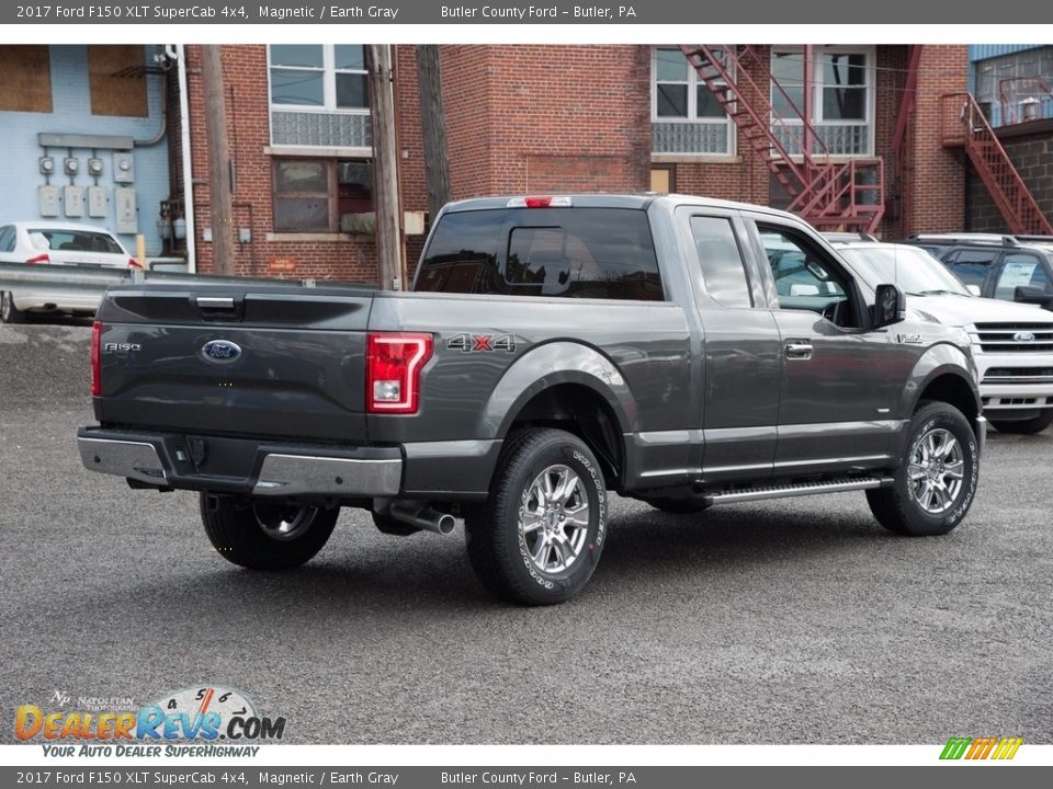 2017 Ford F150 XLT SuperCab 4x4 Magnetic / Earth Gray Photo #3