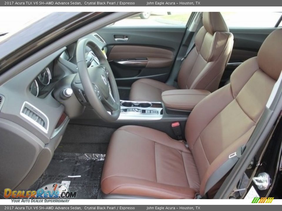 Espresso Interior - 2017 Acura TLX V6 SH-AWD Advance Sedan Photo #15