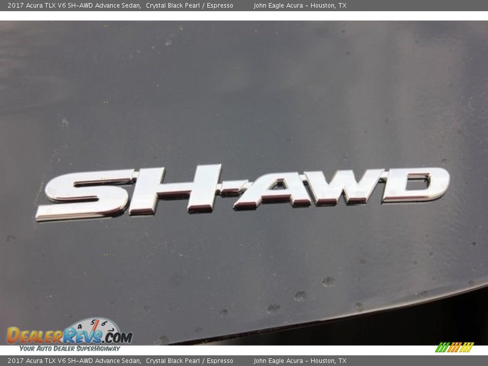 2017 Acura TLX V6 SH-AWD Advance Sedan Crystal Black Pearl / Espresso Photo #20