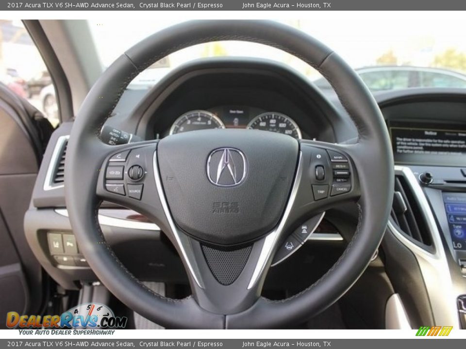 2017 Acura TLX V6 SH-AWD Advance Sedan Steering Wheel Photo #30