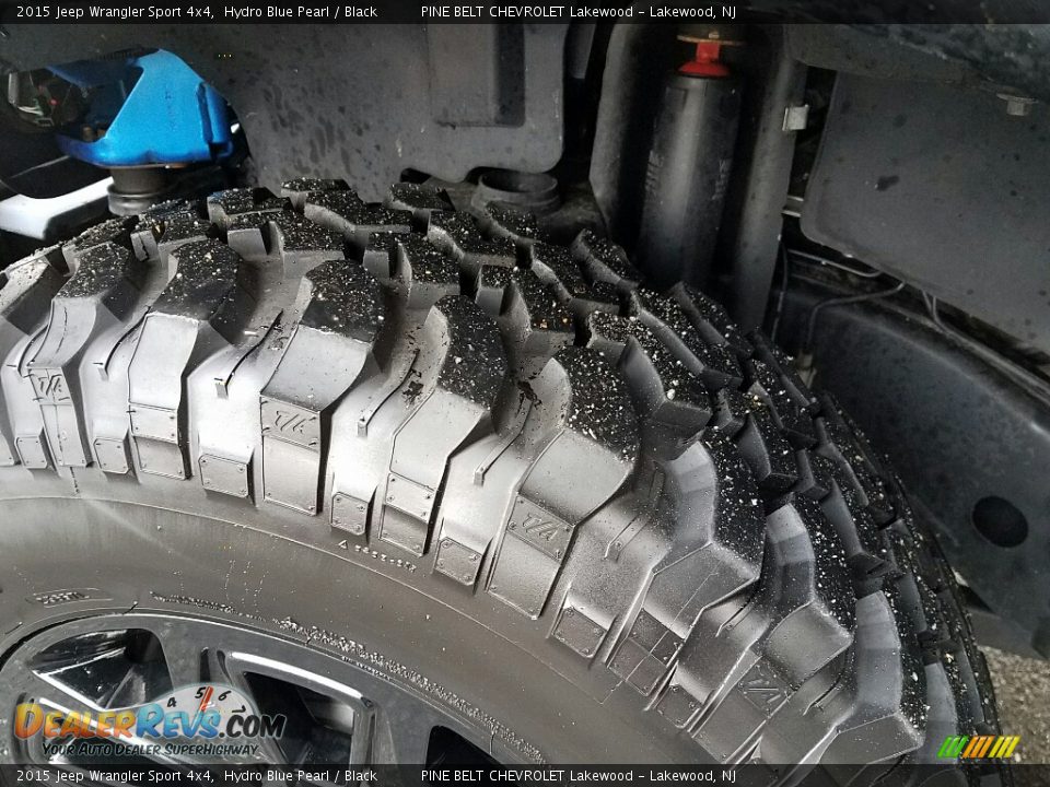 2015 Jeep Wrangler Sport 4x4 Hydro Blue Pearl / Black Photo #15