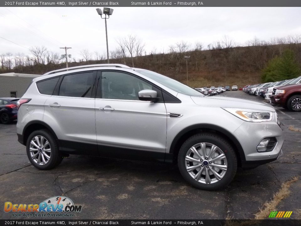Ingot Silver 2017 Ford Escape Titanium 4WD Photo #1