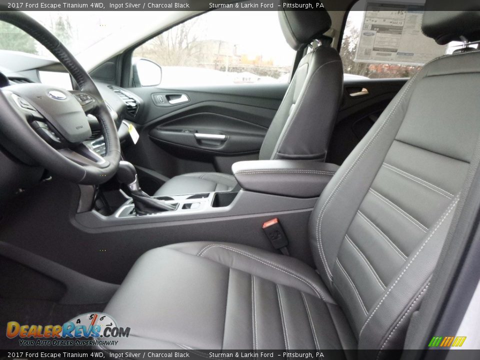 Front Seat of 2017 Ford Escape Titanium 4WD Photo #7