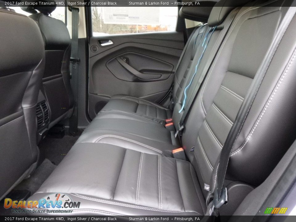 Rear Seat of 2017 Ford Escape Titanium 4WD Photo #8