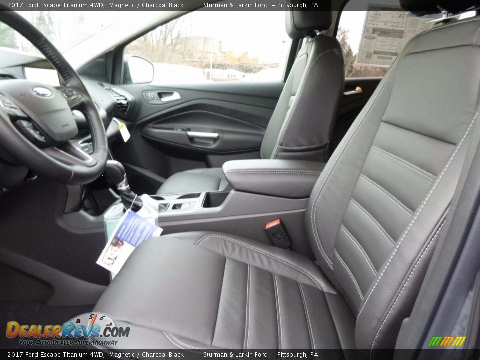 2017 Ford Escape Titanium 4WD Magnetic / Charcoal Black Photo #7