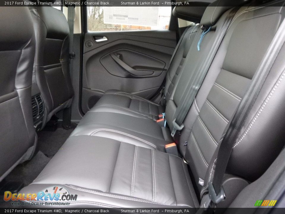 2017 Ford Escape Titanium 4WD Magnetic / Charcoal Black Photo #8