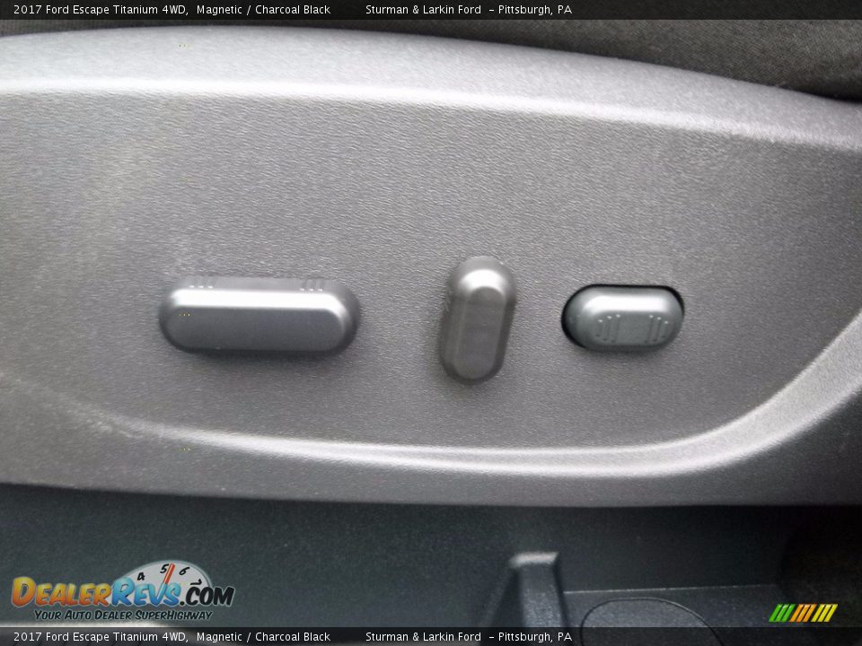 2017 Ford Escape Titanium 4WD Magnetic / Charcoal Black Photo #12