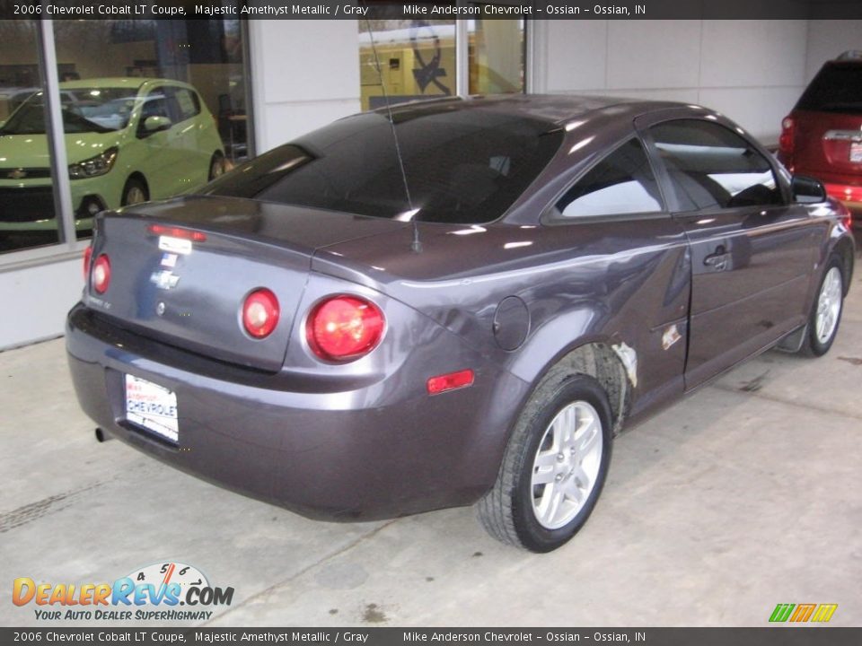 2006 Chevrolet Cobalt LT Coupe Majestic Amethyst Metallic / Gray Photo #6