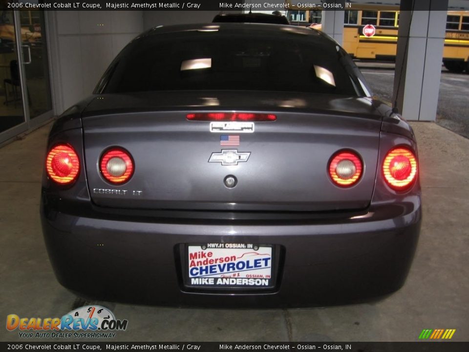 2006 Chevrolet Cobalt LT Coupe Majestic Amethyst Metallic / Gray Photo #7