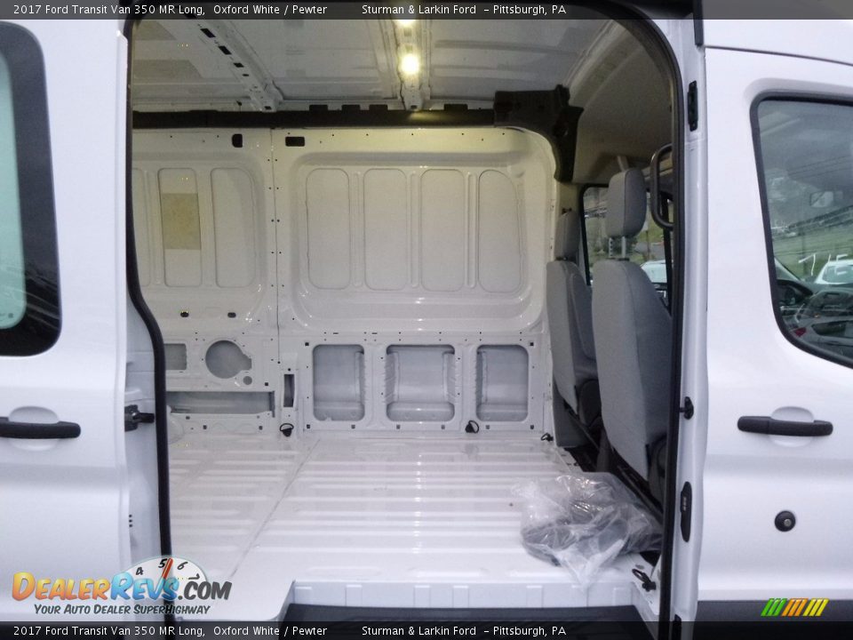 2017 Ford Transit Van 350 MR Long Oxford White / Pewter Photo #2