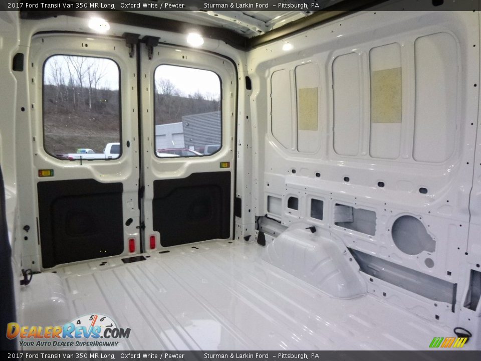 2017 Ford Transit Van 350 MR Long Oxford White / Pewter Photo #3