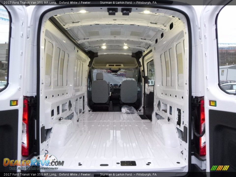 2017 Ford Transit Van 350 MR Long Oxford White / Pewter Photo #5