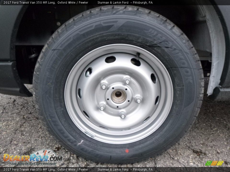 2017 Ford Transit Van 350 MR Long Oxford White / Pewter Photo #8